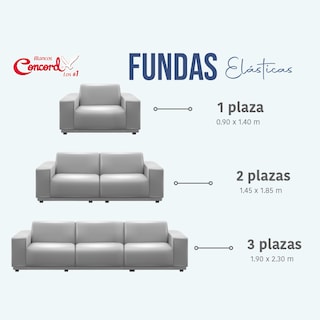 Foto 3 | Foto 3 | Protector Cubre Sala Sillón Sofá 3 Plazas Navy Concord