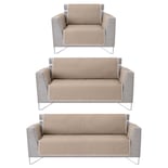 Protector Cubresala Pinsonic Real Textil Khaki / Beige Doble Vista 3 Piezas