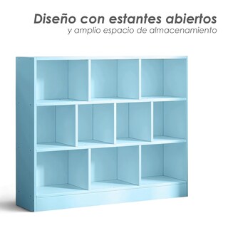 Foto 6 | Foto 6 | Librero Ilios Innova Organizador Multifuncional Azul
