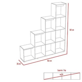 Foto 7 | Foto 7 | Librero Escalera Ascher Beige Virtual Muebles