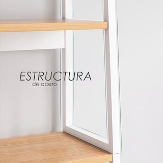 Foto 3 | Foto 3 | Librero Ilios Innova Pirámide Blanco