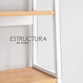 Foto 8 | Foto 8 | Librero Ilios Innova Pirámide Blanco