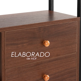 Foto 7 | Foto 7 | Librero Ilios Innova de Roble Café