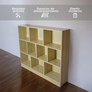 Foto 3 | Foto 3 | Librero Organizador Ilios Innova L10 Marrón