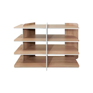 Foto 1 | Foto 1 | Librero Bajo Reggo Moderno Mueble Organizador Oficina color Roble