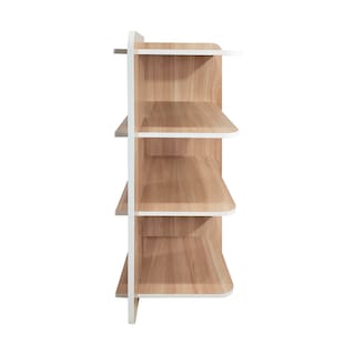 Foto 4 | Foto 4 | Librero Bajo Reggo Moderno Mueble Organizador Oficina color Roble