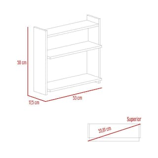 Foto 6 | Foto 6 | Repisa Flotante Yera Beige Virtual Muebles