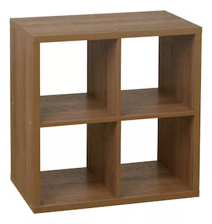 Foto 1 | Foto 1 | Librero Organizador Estantería Minimalista 4 Cubos Mdf Eke