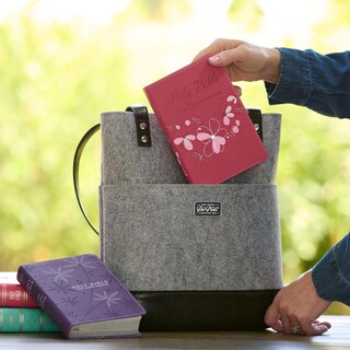 Foto 5 | Foto 5 | Bible Christian Art Gifts Kjv Con Impresión Grande Compacta, Color Burdeos - Venta Internacional.