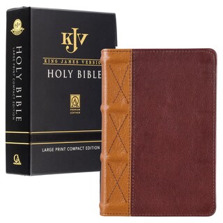 Foto 1 | Foto 1 | Bible Christian Art Gifts Kjv Compact, Piel Con Estampado Grande - Venta Internacional.
