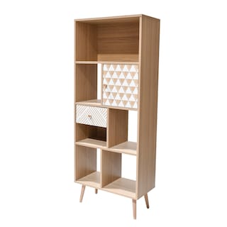 Foto 4 | Foto 4 | Librero Top Living Bukler Café Y Blanco