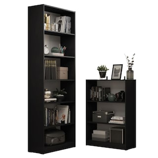 Foto 1 | Foto 1 | Kit Estante Librero Madesa 6908 Y Organizador 6907 Negro