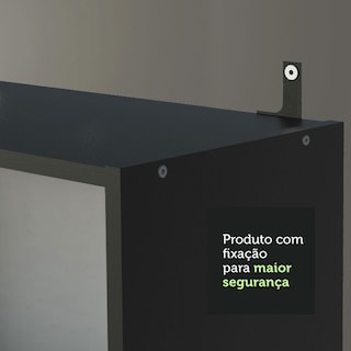 Foto 7 | Foto 7 | Kit Estante Librero Organizador Madesa 6908 Negro