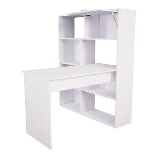 Foto 6 | Foto 6 | Escritorio Con Librero British Color Blanco