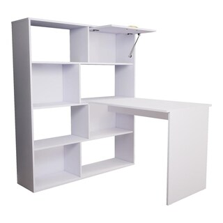 Foto 7 | Foto 7 | Escritorio Con Librero British Color Blanco