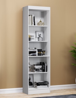 Foto 3 | Foto 3 | Librero Skal Estante Decorativo 5 Repisas Blanco