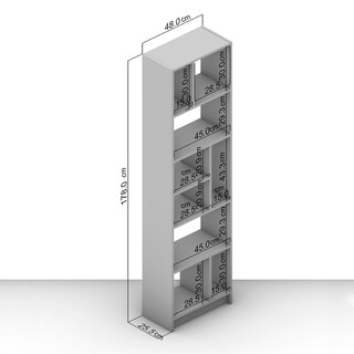Foto 4 | Foto 4 | Librero Mobi Pitágoras Blanco
