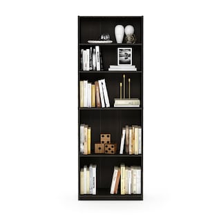 Foto 5 | Foto 5 | Librero Furinno Jaya Simply Home 5 Estantes Espresso - Venta Internacional