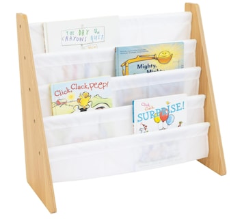 Foto 2 | Foto 2 | Xtellar Estante De Almacenamiento Para Libros Infantiles  Diseño Compacto  Natural Y Blanco