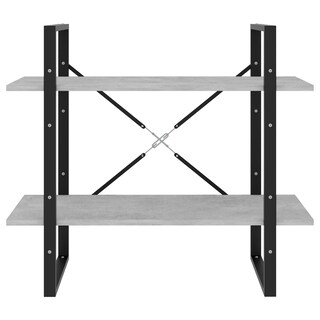 Foto 4 | Foto 4 | Armario Vidaxl De Madera Aglomerada Gris Hormigón De 2 Niveles - Venta Internacional.