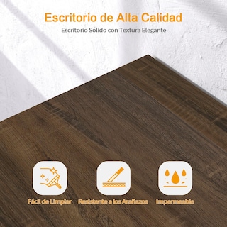 Foto 8 | Foto 8 | Escritorio Furniturer Baal Marrón 110 X 50 X 75 Cm