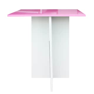 Foto 1 | Foto 1 | Mesa De Centro Vinil Metalico Mdf Minimalista Color Rosa