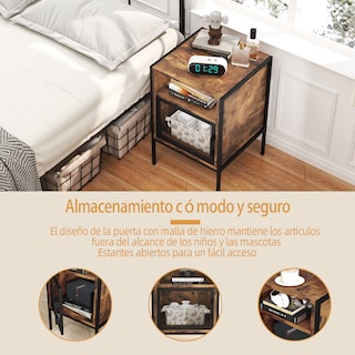 Foto 4 | Foto 4 | Mesilla De Noche Yatahome Loft Tognix Marrón