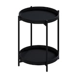 Mesa Auxiliar de Sala O Recámara Mubson Negro