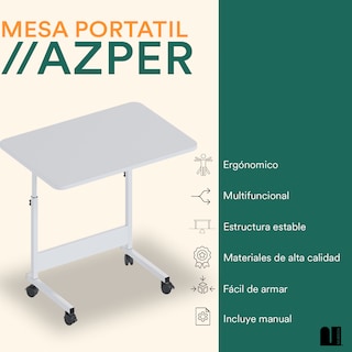 Foto 2 | Foto 2 | Mesa Auxiliar Mubson Escritorio Portátil Azper