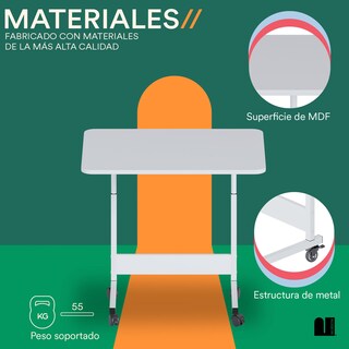 Foto 3 | Foto 3 | Mesa Auxiliar Mubson Escritorio Portátil Azper
