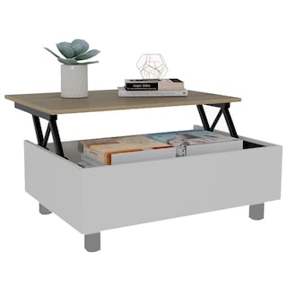 Foto 4 | Foto 4 | Mesa de Centro Gambia color Duna y Blanco Virtual Muebles