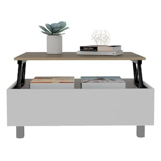 Foto 5 | Foto 5 | Mesa de Centro Gambia color Duna y Blanco Virtual Muebles