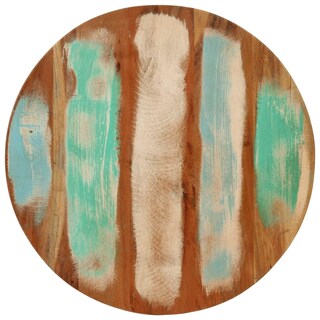 Foto 3 | Foto 3 | Mesita Vidaxl Multicolor Industrial Ø50x35cm Madera Recuperada - Venta Internacional.