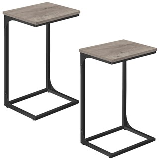 Foto 1 | Foto 1 | Juego De Mesa Auxiliar Vasagle En Forma De C Para Sofá Con Estructura De Metal - Venta Internacional.