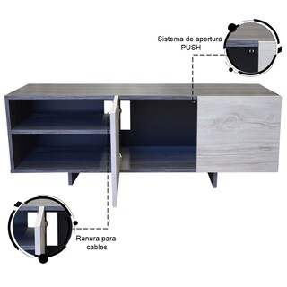 Foto 2 | Foto 2 | Mesa para Pantalla Hogare Suecia color Blanco