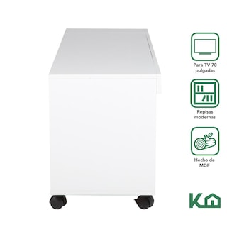 Foto 2 | Foto 2 | Mueble Modular para Television KingsHouse 7 Repisas y Ruedas 180 Cm