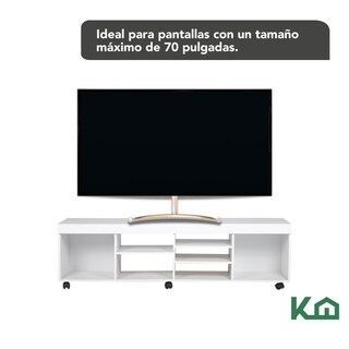 Foto 3 | Foto 3 | Mueble Modular para Television KingsHouse 7 Repisas y Ruedas 180 Cm