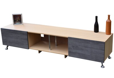 Foto 5 | Foto 5 | Mesa Hogare London 180 CM para TV de 77 \" color Roble y Gris