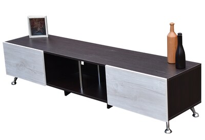 Foto 3 | Foto 3 | Mesa Para Tv London 2m Hogare Para Tv De 90 Pulgadas Chocolate/Blanco