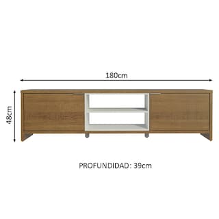 Foto 5 | Foto 5 | Mueble para TV Madesa Metz hasta 75'' Marrón