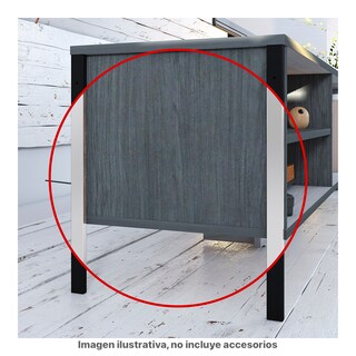 Foto 6 | Foto 6 | Mesa para Tv Playcon Oce15grgt color Gris