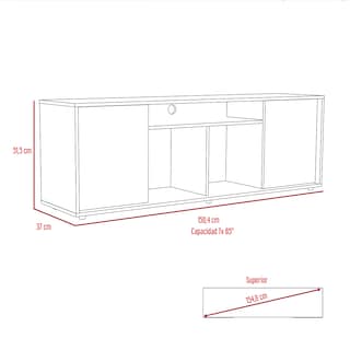 Foto 8 | Foto 8 | Rack Para Tv Prana Ideal Para Pantallas De Hasta 65'' Virtual Muebles