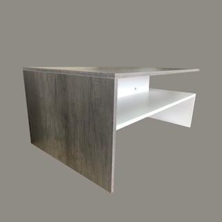 Foto 2 | Foto 2 | Mesa De Centro Doble Repisa Minimalista Bicolor