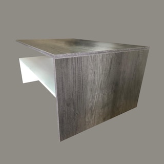 Foto 4 | Foto 4 | Mesa De Centro Doble Repisa Minimalista Bicolor