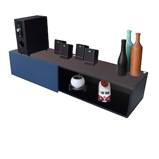 Foto 7 | Foto 7 | Mueble Flotante para Tv Hogare Moderno Y Funcional 120 cm color Negro