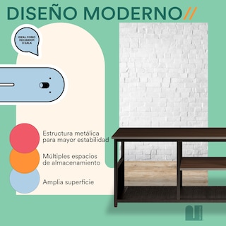 Foto 5 | Foto 5 | Mueble para TV Mubson Vondel color Marrón Centro de Entretenimiento