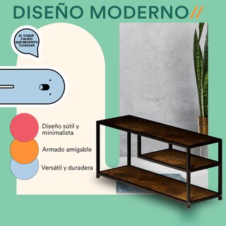 Foto 4 | Foto 4 | Mueble para Tv Mubson Centro de Entretenimiento Leiden