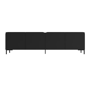 Foto 1 | Foto 1 | Mueble Mesa de TV Midtown Concept Diseño Moderno Negro con Puertas