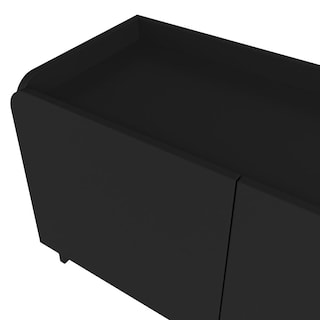 Foto 4 | Foto 4 | Mueble Mesa de TV Midtown Concept Diseño Moderno Negro con Puertas