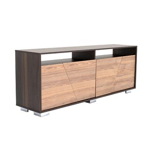 Foto 3 | Foto 3 | Mesa Para Tv Orus Miel y Caoba con Espacio Para Televisor De 70 Pulgadas Virtual Muebles